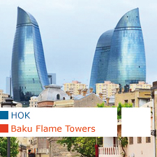 Baku Flame Towers, HOK