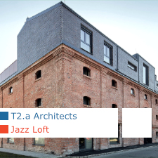 T2.a Architects, Gábor Turányi, Bence Turányi, Jazz Loft, Budapest, Hungary